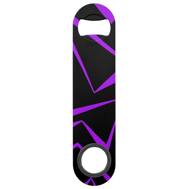 Abstract, bold, vibrant geometric zigzag pattern (Front)
