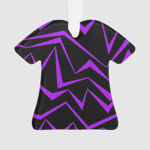 Abstract, bold, vibrant geometric zigzag pattern ornament