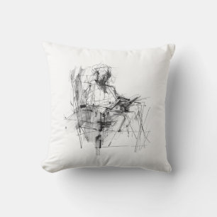 Abstract Book Reader Cushion