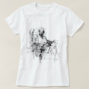 Abstract Book Reader T-Shirt