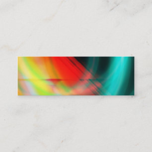 Abstract bookmark business card
