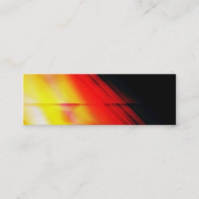 Abstract bookmark business card (Front)