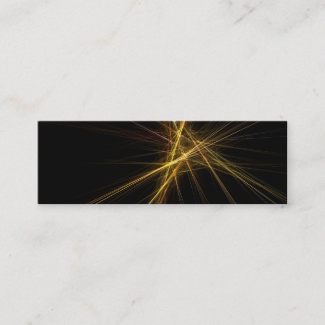 Abstract bookmark business card (Front)