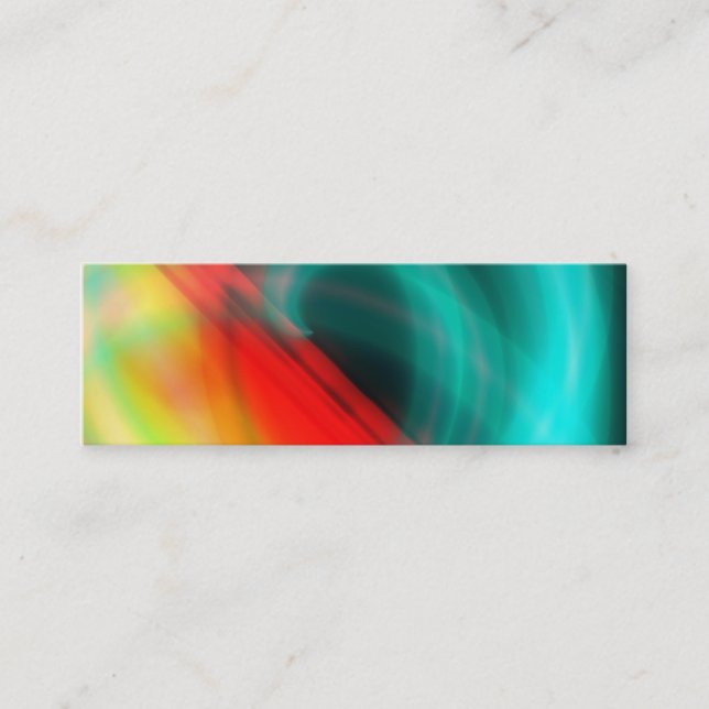 Abstract bookmark business card (Front)