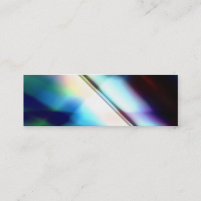 Abstract bookmark business card (Front)