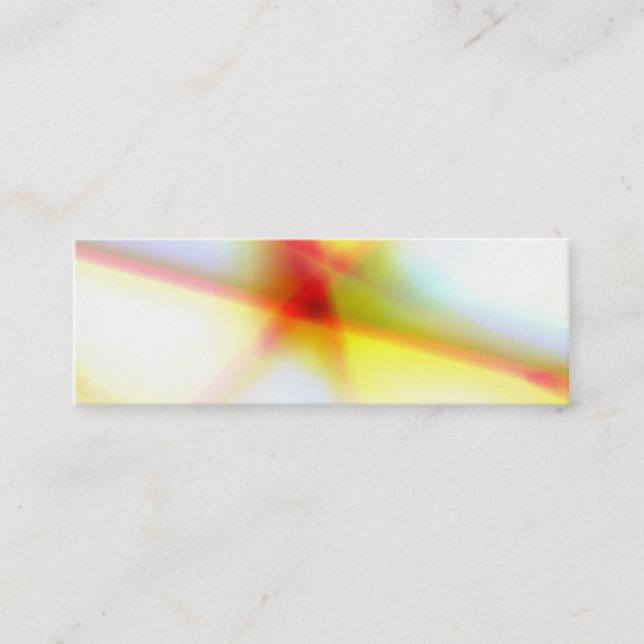 Abstract bookmark business card (Front)