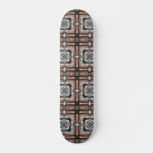 Abstract Books Collage Skateboard