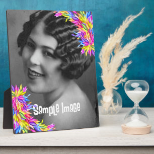 Abstract Border Art Plaque