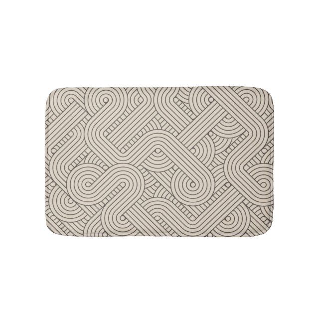 Abstract border bath mat (Front)