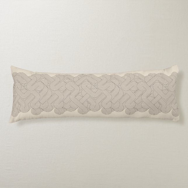 Abstract border body cushion (Front)