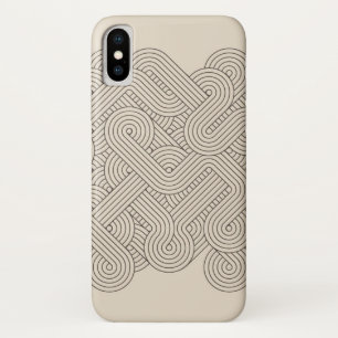 Abstract border iPhone x case
