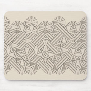 Abstract border mouse mat