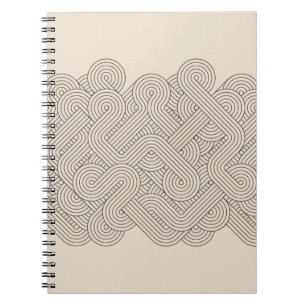 Abstract border notebook