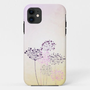 Abstract botanical drawing iPhone Case