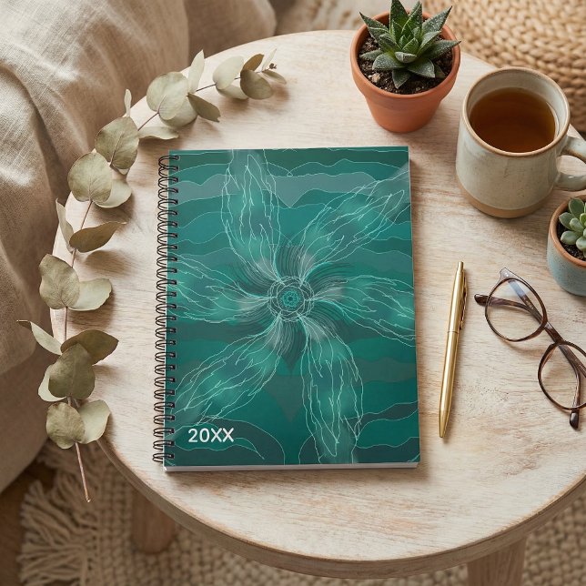 Abstract  botanical floral nature summer notebook (Creator Uploaded)