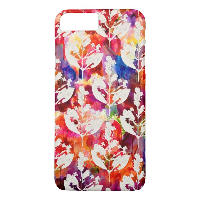 Abstract botanical leaves Case-Mate iPhone case (Back)