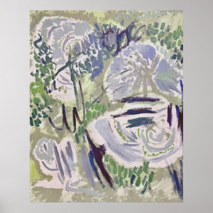 Abstract Botanical Painting Poster