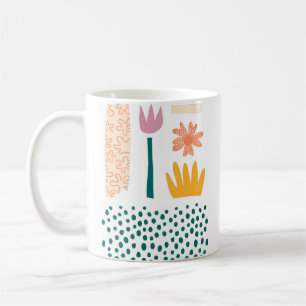 Abstract Botanical Shapes  Coffee Mug