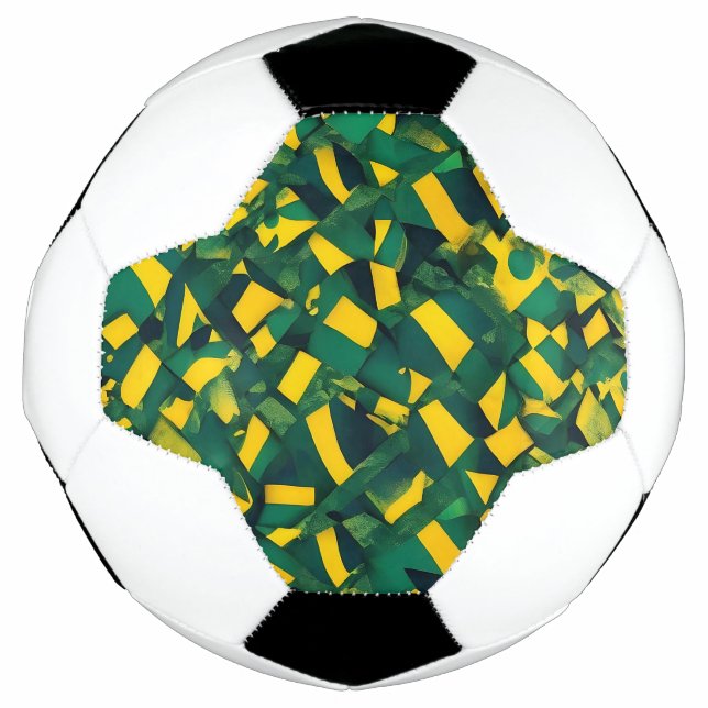Abstract Brazilian pattern Football (Front)