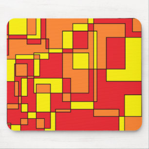 Abstract Brick Pattern Mouse Mat