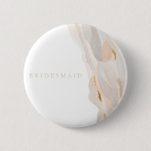 Abstract Bridesmaid Button