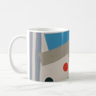 Abstract bright collage coffee mug