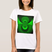 Abstract Bright Green Groovy Kaleidoscope Pattern