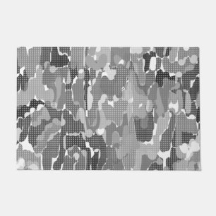 Abstract bright multicolored doormat