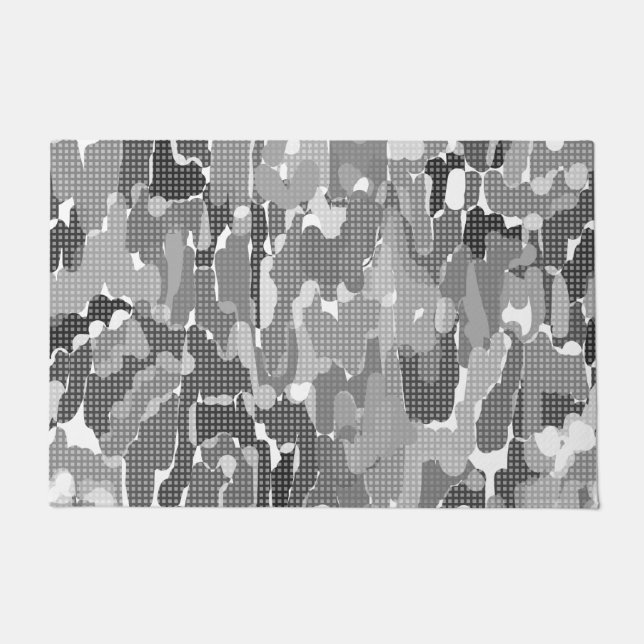 Abstract bright multicolored doormat (Front)