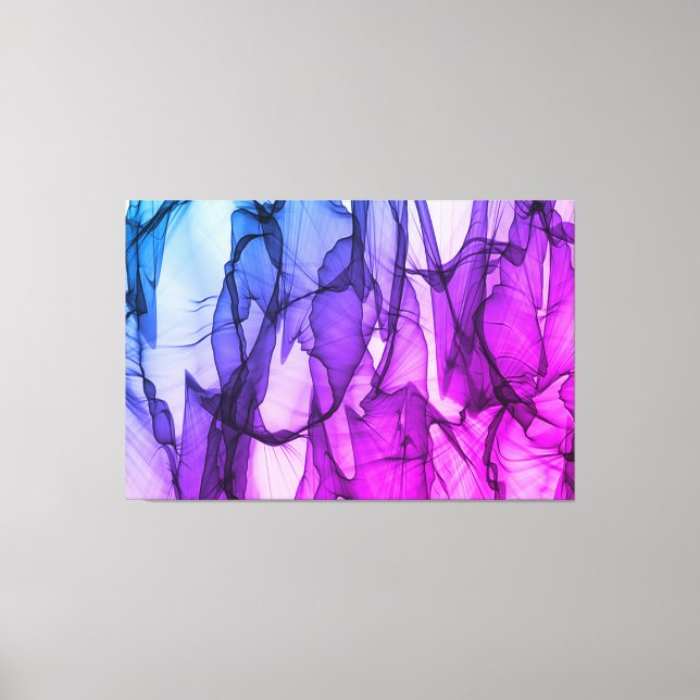 ABSTRACT BRIGHT Print 3 Panel Canvas Home Wall Art (Front)