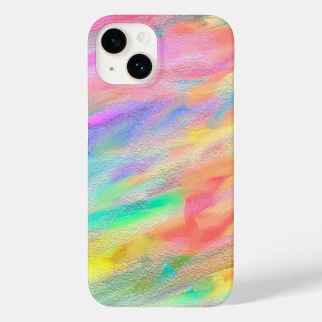 Abstract Bright Rough Colour Case-Mate iPhone Case (Back)