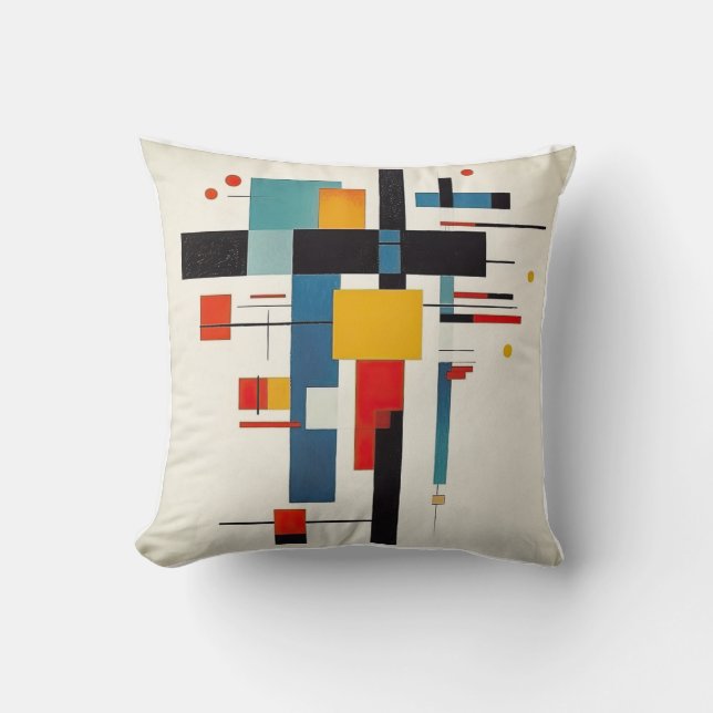 Abstract Brilliance for Your Home Decor Cushion (Front)