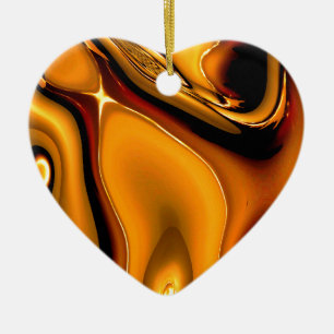 Abstract bronze ornament