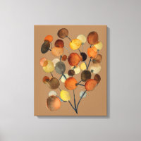Abstract brown Autumn Earth Tree art