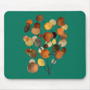 Abstract brown Autumn Earth Tree art Mouse Mat