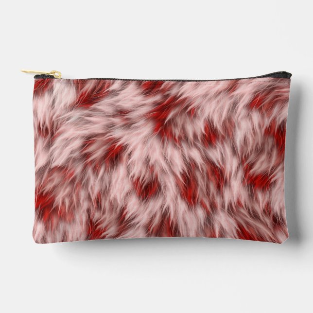 Abstract Brown Fabric Texture Backgrounds-24602 Accessory Pouch (Front)