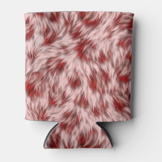 Abstract Brown Fabric Texture Backgrounds-24602 Can Cooler (Front)