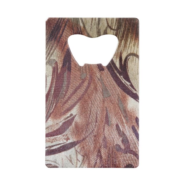 Abstract Brown Floral Design 2 (Front)