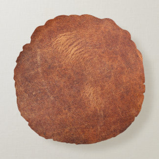 abstract brown leather texture backgroundleather,t round cushion