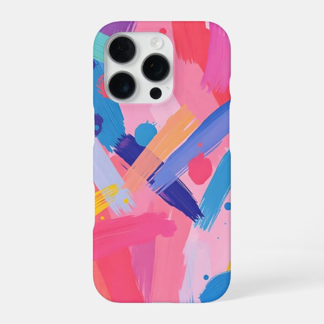 Abstract brush  iPhone case (Back)