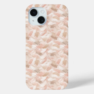 Abstract Brush Stroke Pattern iPhone 15 Case