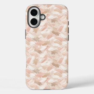 Abstract Brush Stroke Pattern iPhone 16 Plus Case