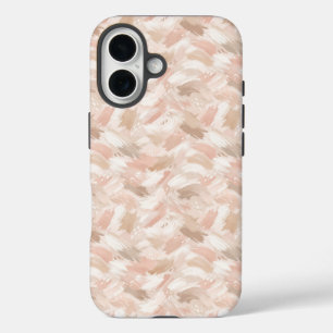Abstract Brush Stroke Pattern iPhone 16 Case