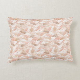 Abstract Brush Stroke Pattern Decorative Cushion