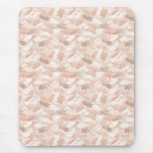 Abstract Brush Stroke Pattern Mouse Mat (Front)
