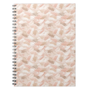 Abstract Brush Stroke Pattern Notebook