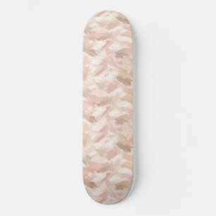 Abstract Brush Stroke Pattern Skateboard