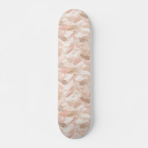 Abstract Brush Stroke Pattern Skateboard