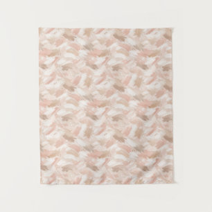 Abstract Brush Stroke Pattern Tapestry