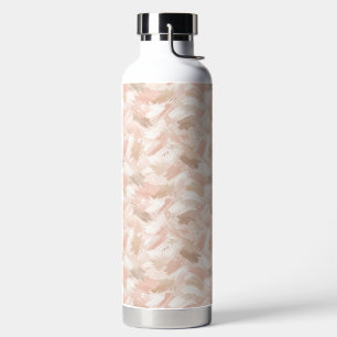 Abstract Brush Stroke Pattern Water Bottle